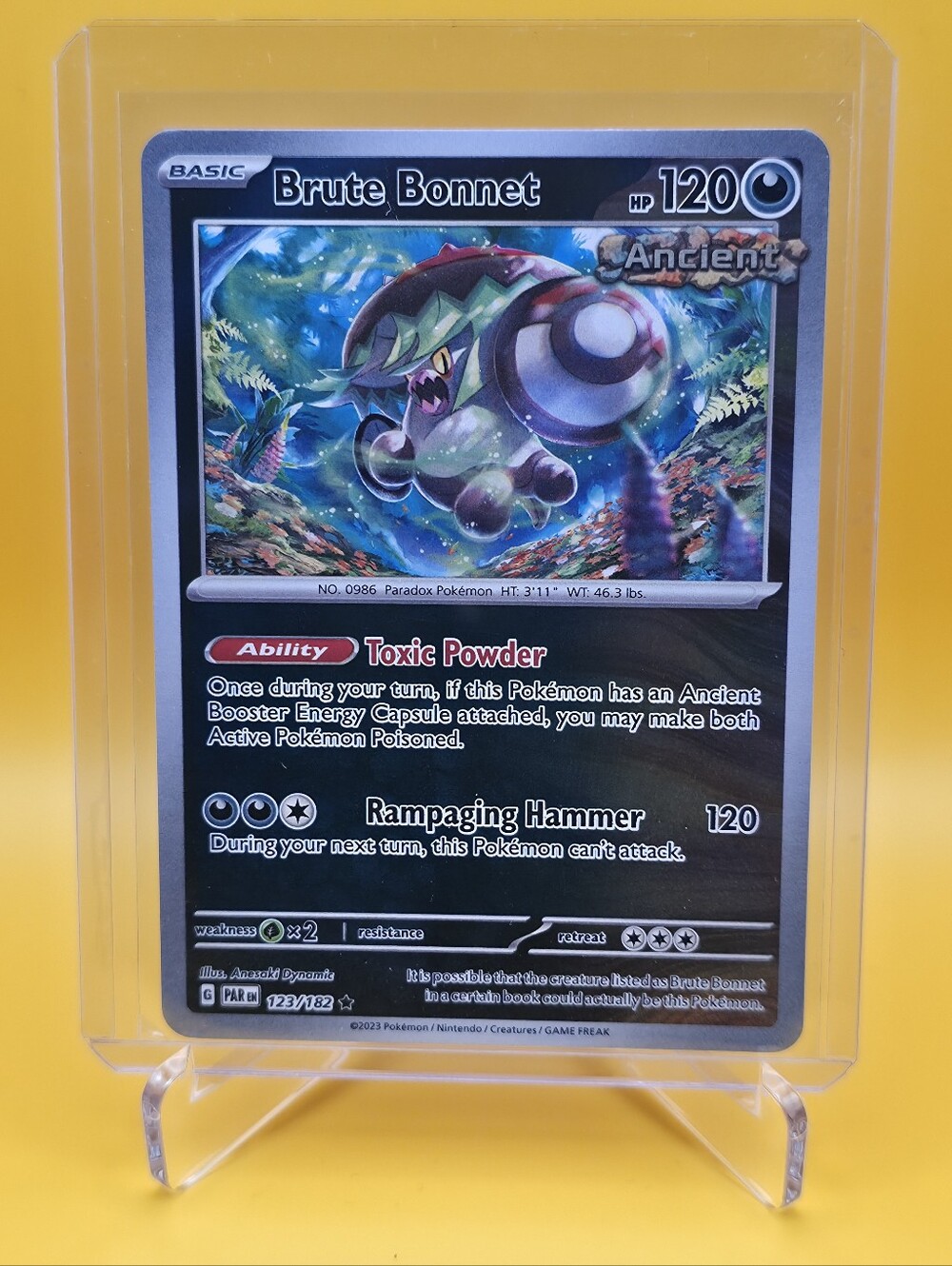Pokémon TCG - Brute Bonnet - Paradox Rift - Rare - 123/182